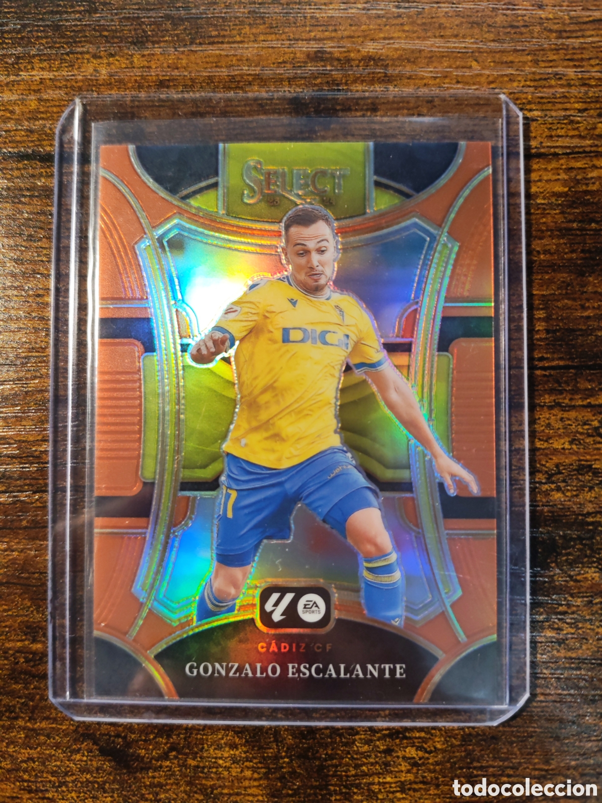 Cromos de f&uacute;tbol: Gonzalo Escalante C&aacute;diz Base Mezzanine Orange /49 #128 Select La Liga 23-24