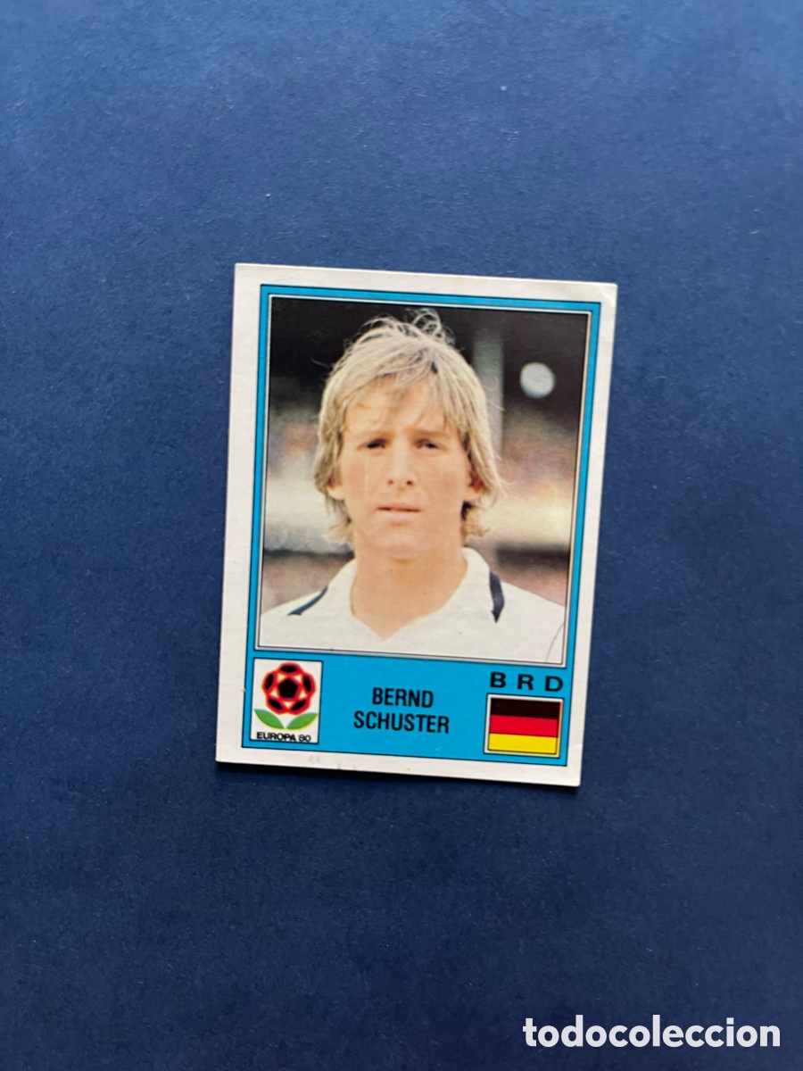 Cromos de f&uacute;tbol: Bernd Schuster Panini Eurocopa 80 sin pegar .