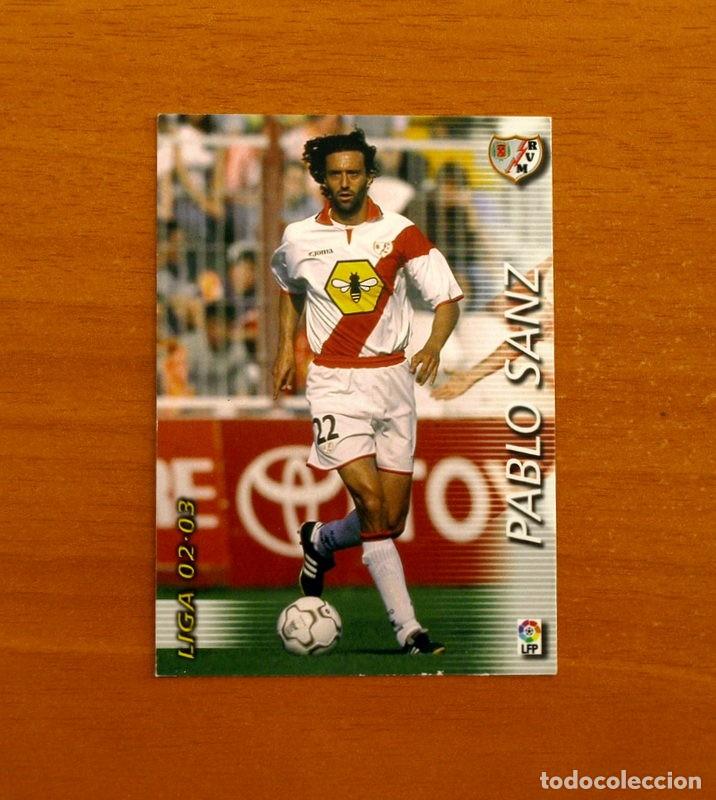 Cromos de f&uacute;tbol: Rayo Vallecano -N&ordm; 243 Pablo Sanz -Mega Fichas Liga 2002-2003-02-03 -Megafichas Panini Sports