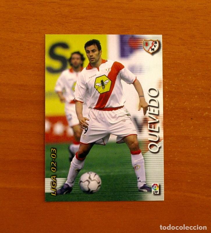 Cromos de f&uacute;tbol: Rayo Vallecano -N&ordm; 244 Quevedo -Mega Fichas Liga 2002-2003-02-03 -Megafichas Panini Sports