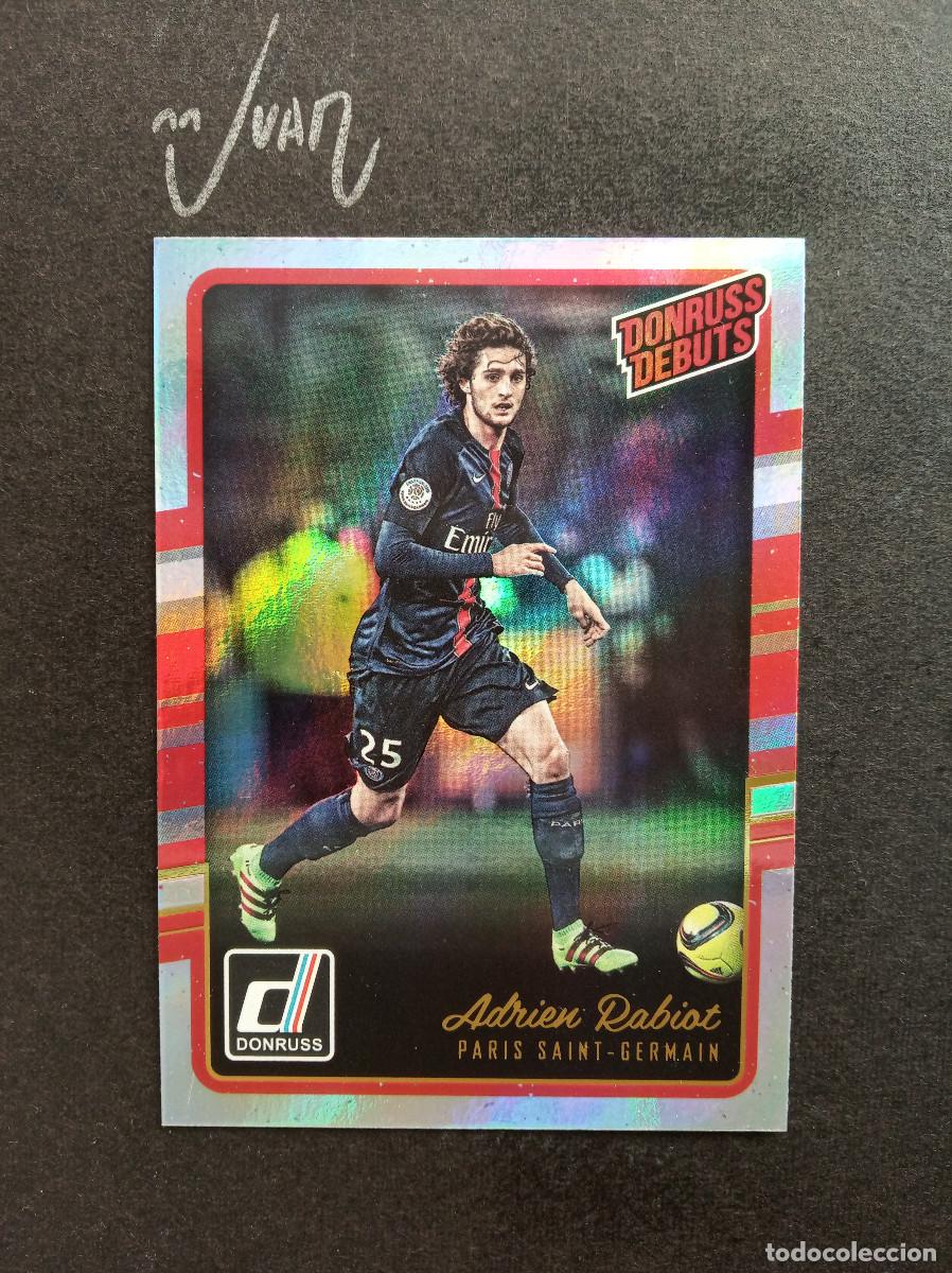 Cromos de f&uacute;tbol: 222 DONRUSS DEBUTS ROOKIE RABIOT PARIS SAINT GERMAIN FRANCIA⚽ PANINI &reg; 2016 2017 16 17 PARALELA HOLO