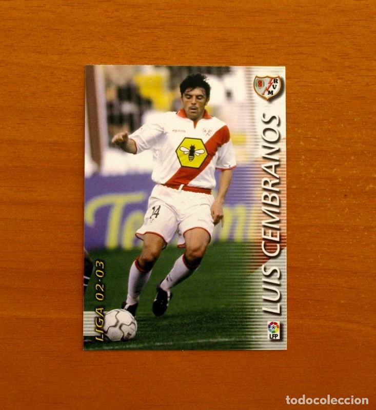 Cromos de f&uacute;tbol: Rayo Vallecano -N&ordm; 246 Luis Cembranos -Mega Fichas Liga 2002-2003-02-03 -Megafichas Panini Sports