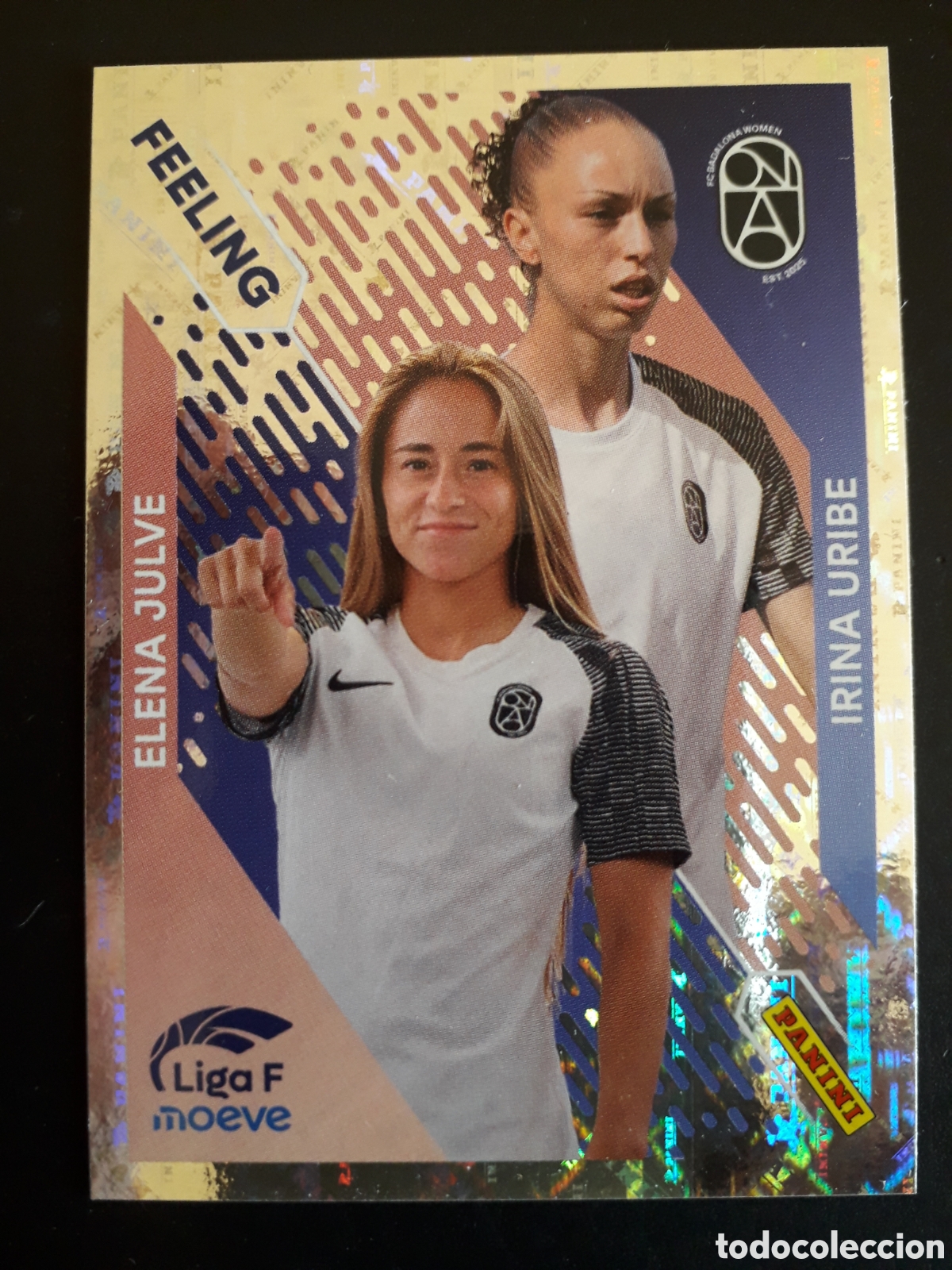 Cromos de f&uacute;tbol: ELENA JULVE/IRINA URIBE BADALONA WOMEN N&deg; 365 LIGA F FEMENINA 2025 2026 25 26 PEDIDO M&Iacute;NIMO 3&euro;