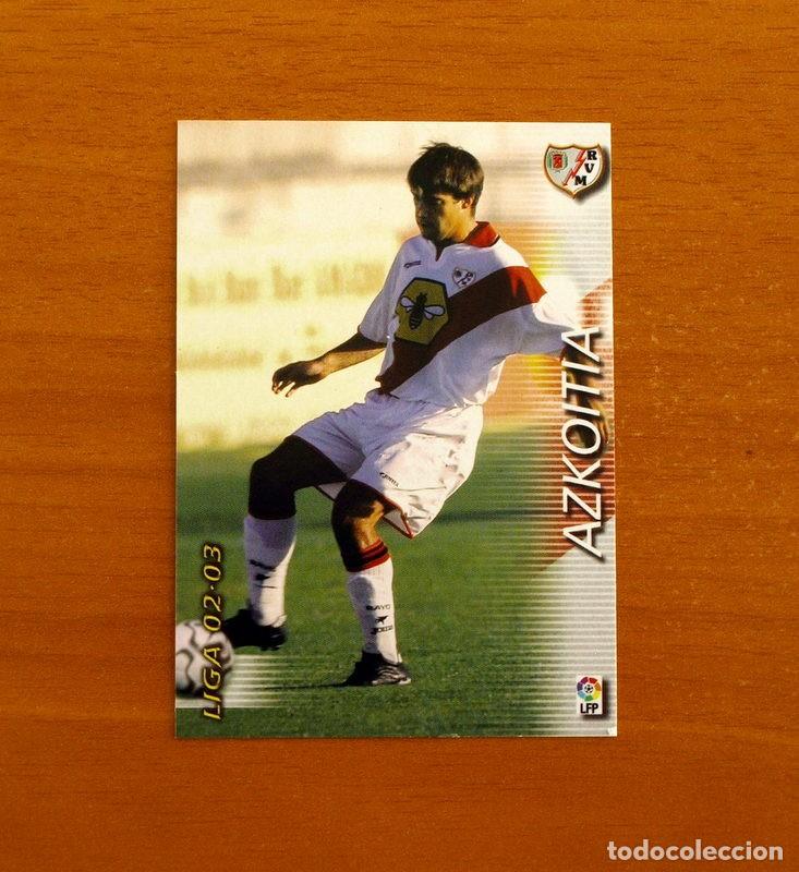 Cromos de f&uacute;tbol: Rayo Vallecano -N&ordm; 248 Azkoitia -Mega Fichas Liga 2002-2003-02-03 -Megafichas Panini Sports