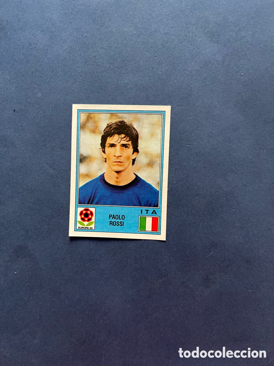 Cromos de f&uacute;tbol: Paolo Rossi Panini Eurocopa 80 ( recuperado ).