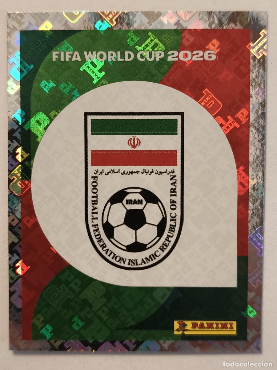 Football Stickers: #IRN 1 ESCUDO (IRAN) MUNDIAL 2026 PANINI