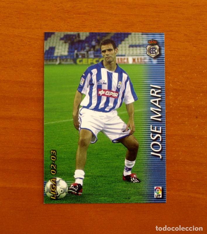 Cromos de f&uacute;tbol: Recreativo de Huelva -N&ordm; 264 Jos&eacute; Mar&iacute; -Mega Fichas Liga 2002-2003-02-03-Megafichas Panini Sports