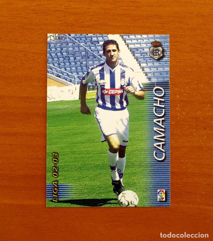 Cromos de f&uacute;tbol: Recreativo de Huelva -N&ordm; 265 Camacho -Mega Fichas Liga 2002-2003-02-03-Megafichas Panini Sports