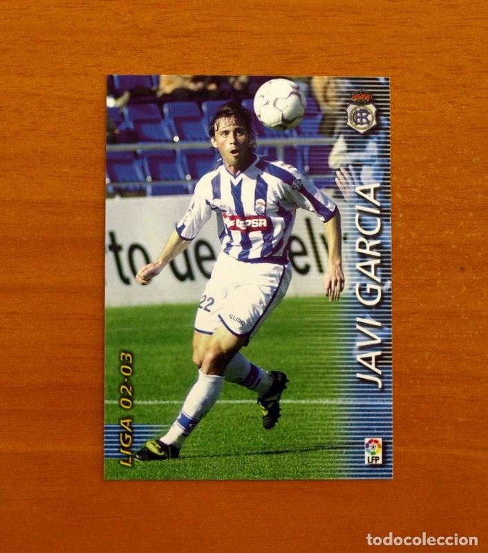 Cromos de f&uacute;tbol: Recreativo de Huelva -N&ordm; 266 Javi Garc&iacute;a -Mega Fichas Liga 2002-2003-02-03-Megafichas Panini Sports
