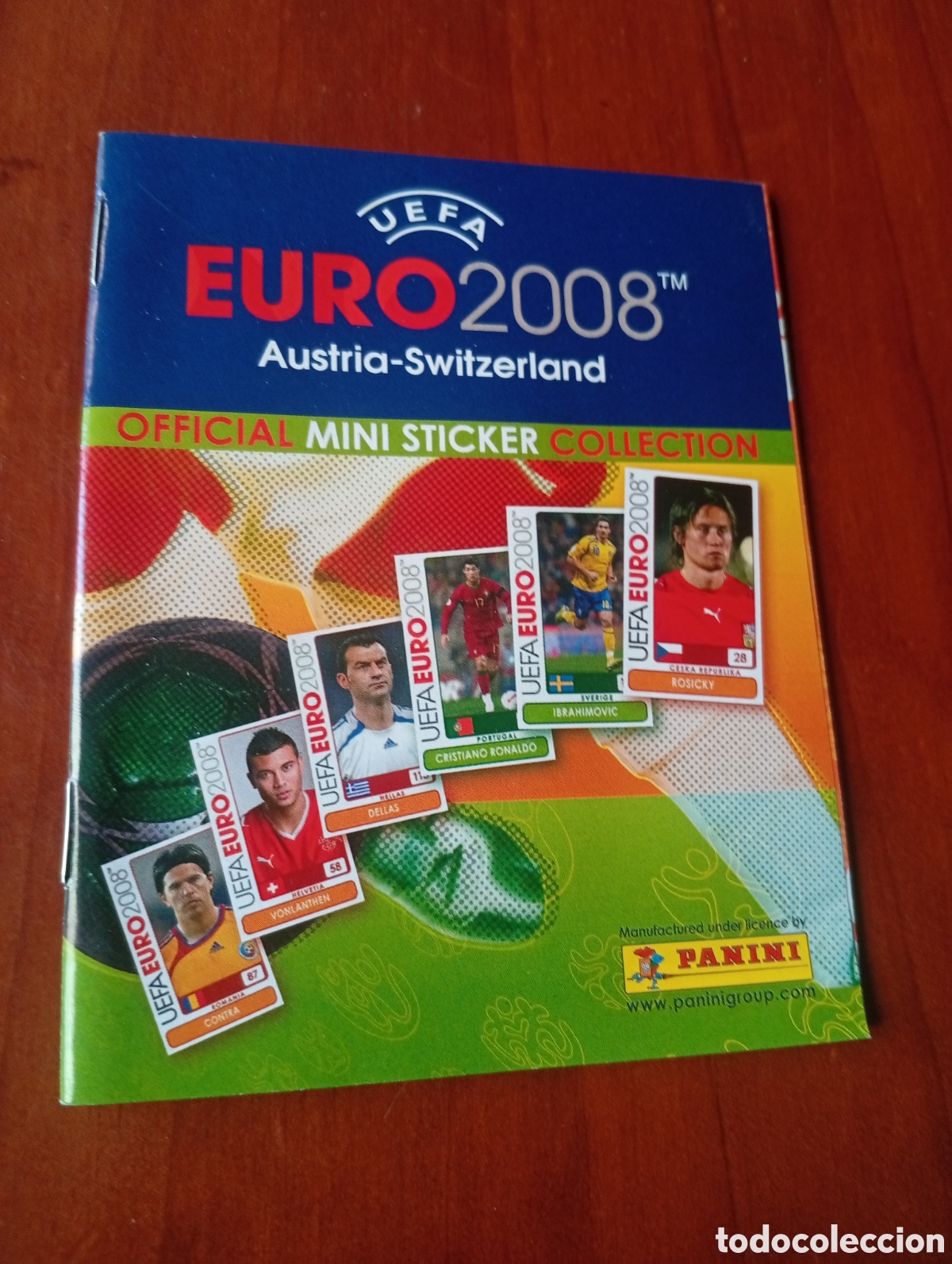 Cromos de f&uacute;tbol: ALBUM CROMO CROMOS CHICLE CHICLES FUTBOL VACIO PLANCHA NUEVO EURO 2008 AUSTRIA SWITZERLAND