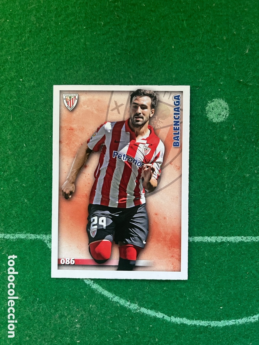 Cartes &agrave; collectionner de Football: 86 BALENCIAGA ATHLETIC DE BILBAO LAS FICHAS DE LA LIGA 2014 2015 MUNDICROMO