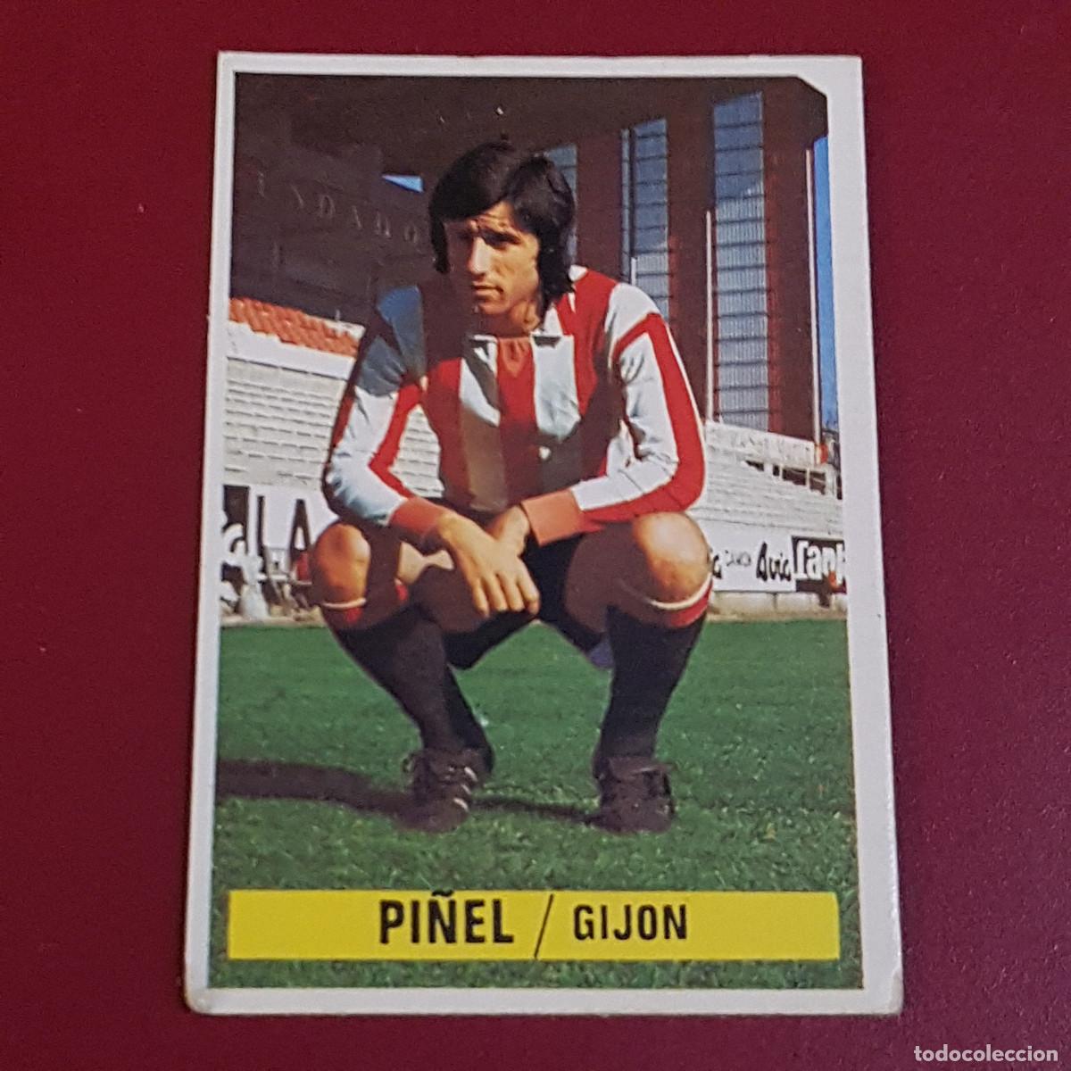 Cromos de f&uacute;tbol: ESTE - CAMPEONATOS DE LIGA 1974 1975 - 74 75 - GIJON - PI&Ntilde;EL - NUNCA PEGADO