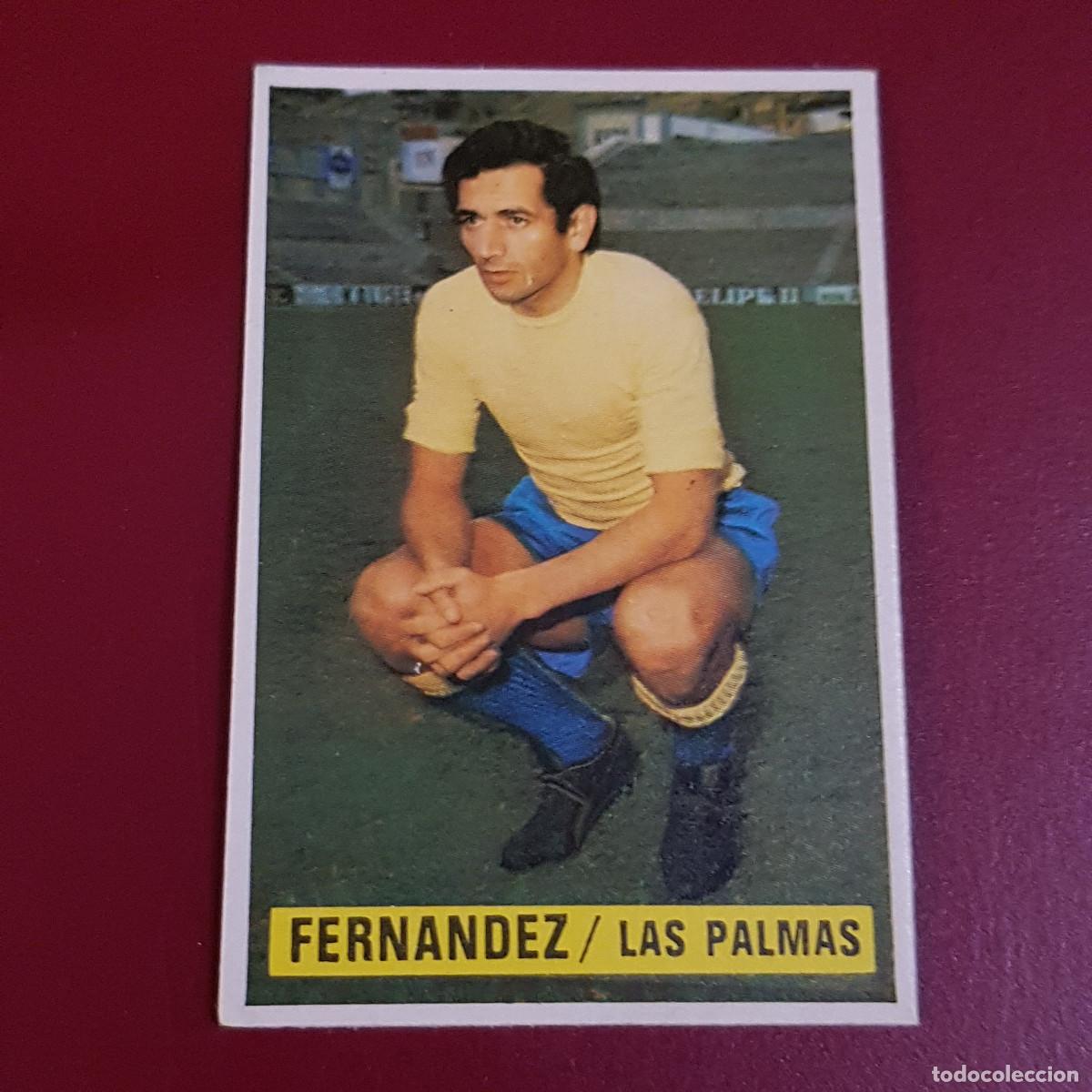 Cromos de f&uacute;tbol: ESTE - CAMPEONATOS DE LIGA 1974 1975 - 74 75 - LAS PALMAS - FERNANDEZ - NUNCA PEGADO