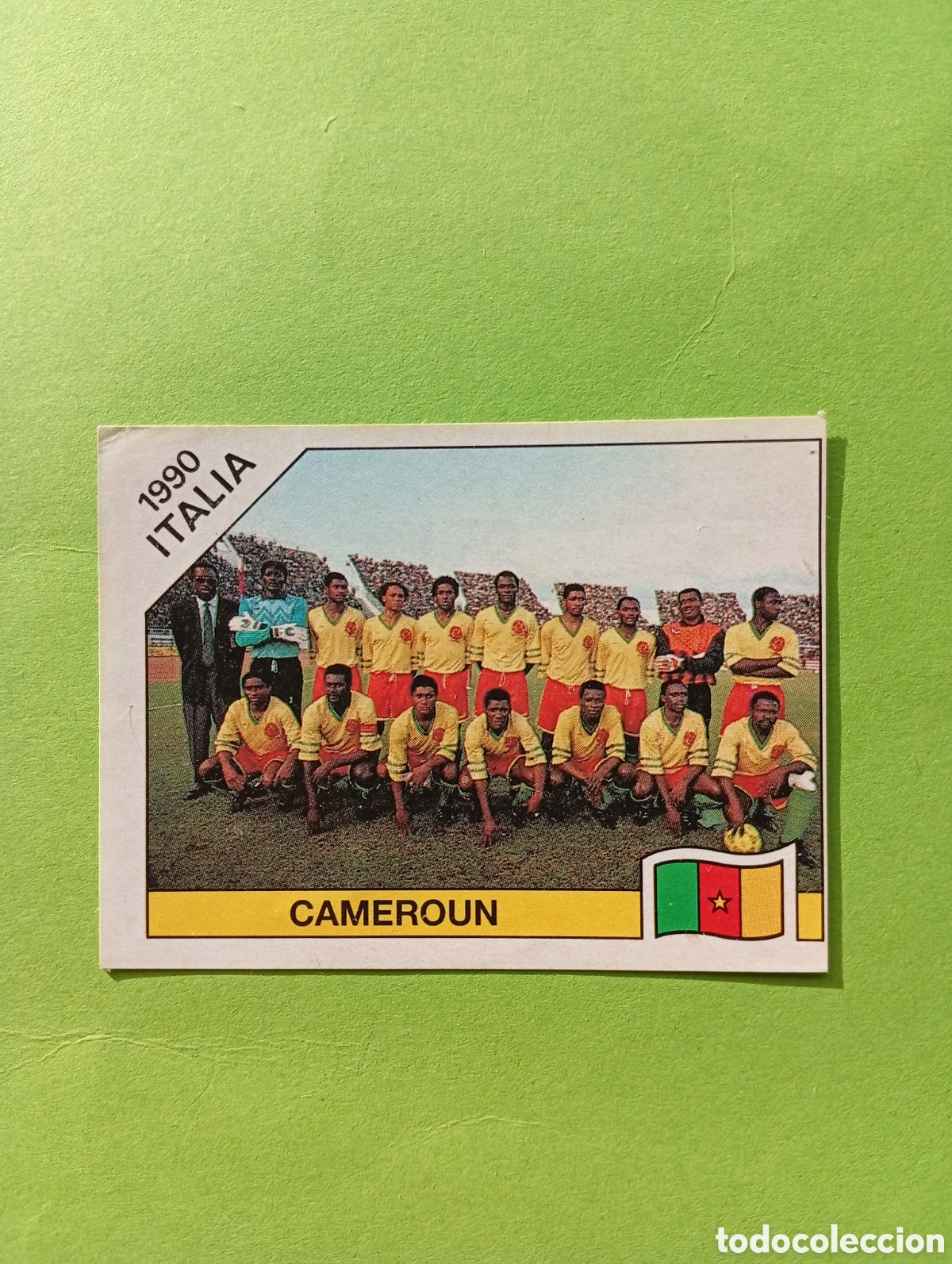 Cromos de Futebol: 1990 ITALIA 90 - N&ordm; 172 EQUIPO - CAMERUN - ED. CARVAJAL / PANINI