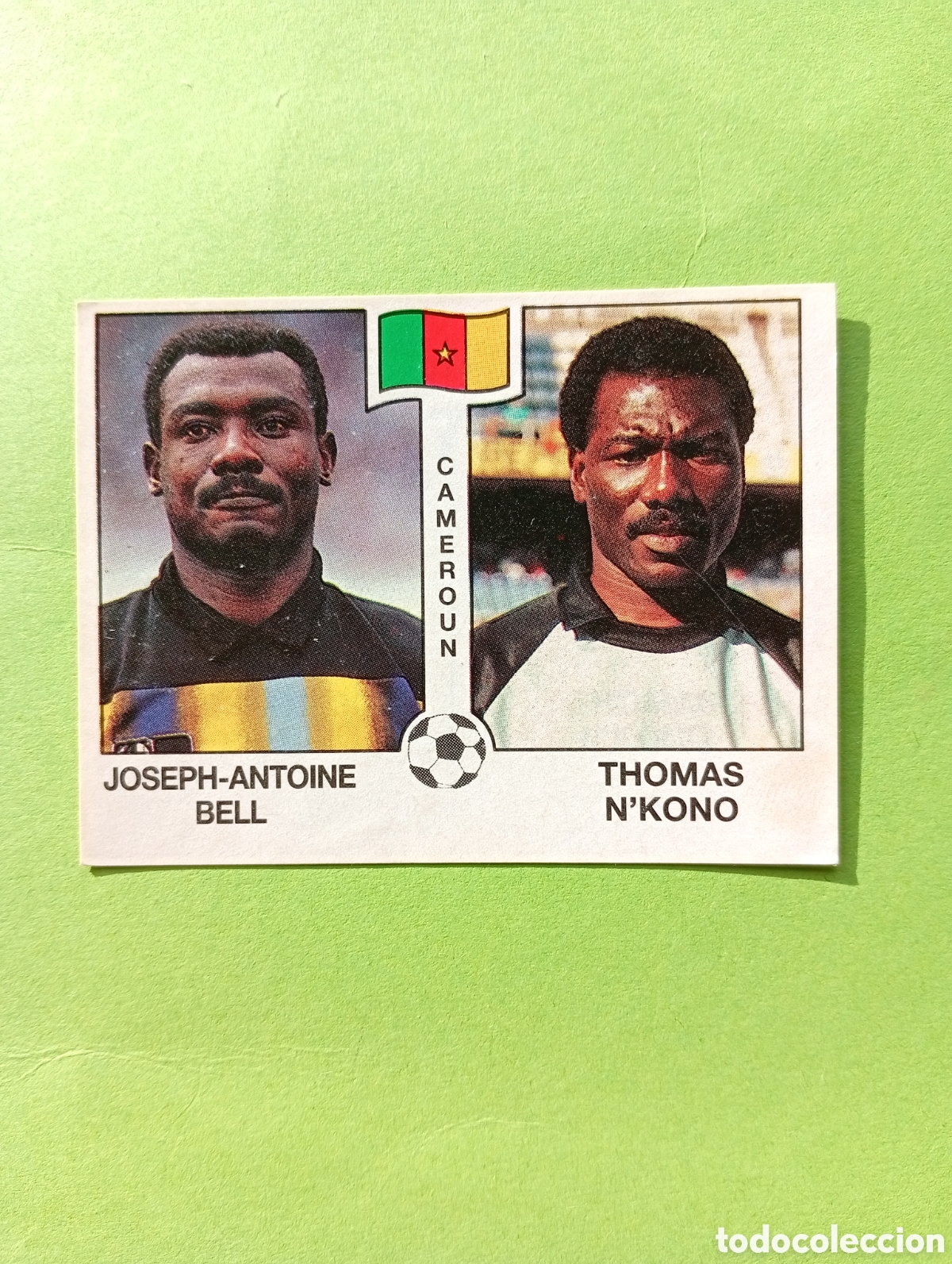 Cromos de Futebol: 1990 ITALIA 90 - N&ordm; 173 BELL / N&acute;KONO - CAMERUN - ED. CARVAJAL / PANINI