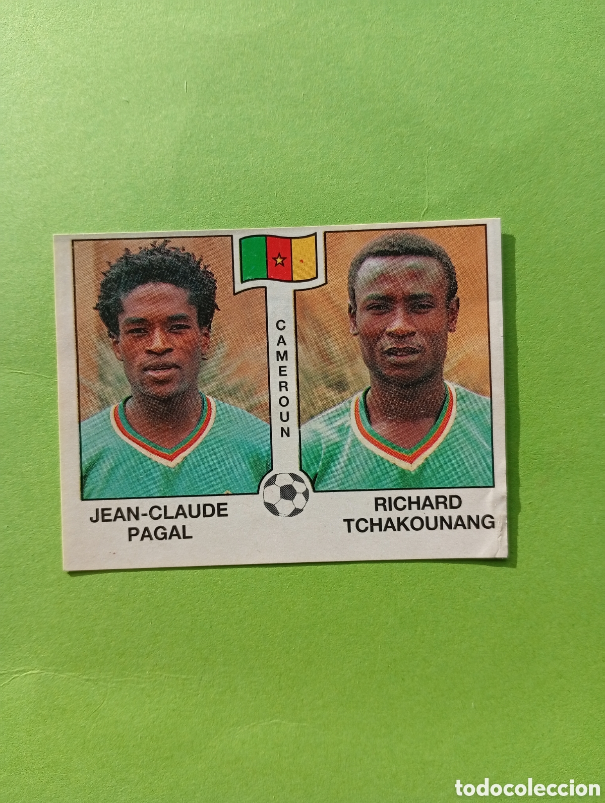 Figurine di Calcio: 1990 ITALIA 90 - N&ordm; 176 PAGAL / TCHAKOUNANG - CAMERUN - ED. CARVAJAL / PANINI