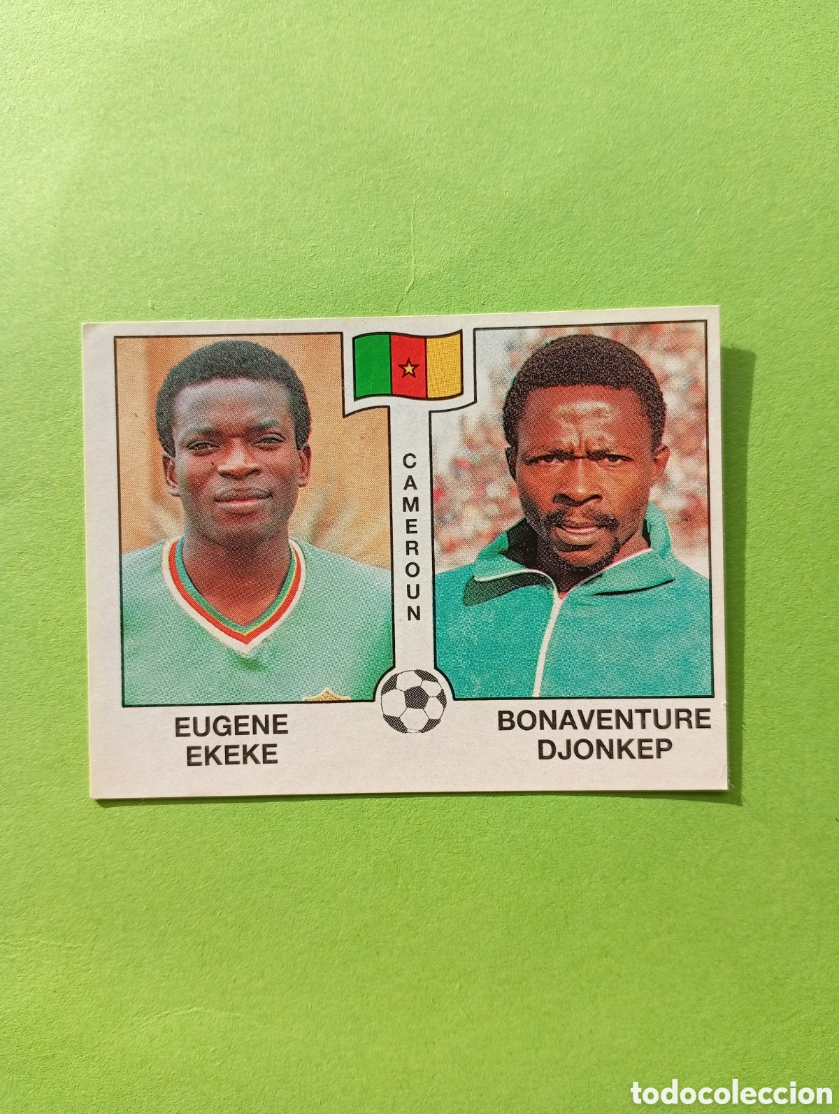 Fu&szlig;ball-Sticker: 1990 ITALIA 90 - N&ordm; 180 EKEKE / DJONKEP - CAMERUN - ED. CARVAJAL / PANINI