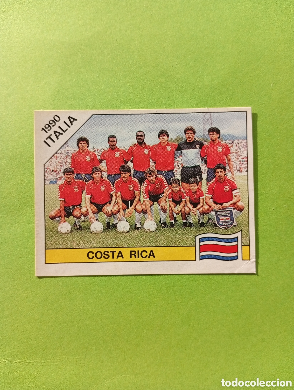 Fu&szlig;ball-Sticker: 1990 ITALIA 90 - N&ordm; 181 EQUIPO - COSTA RICA - ED. CARVAJAL / PANINI