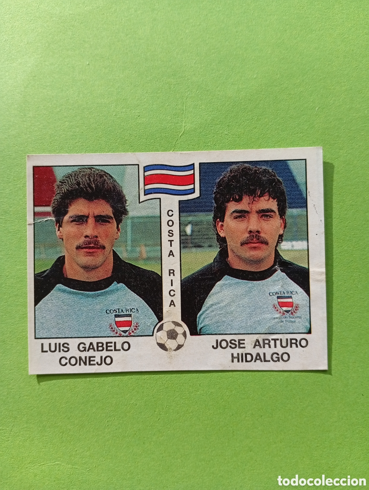 Fu&szlig;ball-Sticker: 1990 ITALIA 90 - N&ordm; 183 CONEJO / HIDALGO - COSTA RICA - ED. CARVAJAL / PANINI