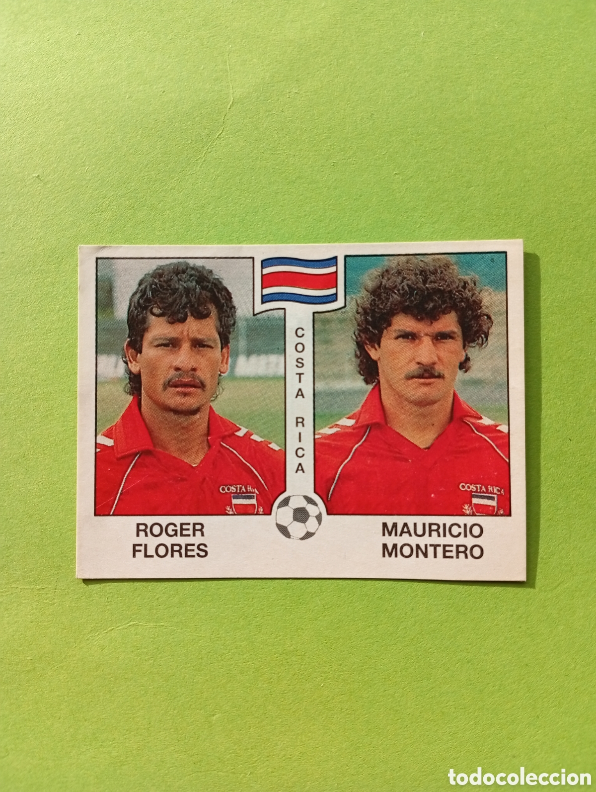 Cromos de f&uacute;tbol: 1990 ITALIA 90 - N&ordm; 185 FLORES / MONTERO - COSTA RICA - ED. CARVAJAL / PANINI