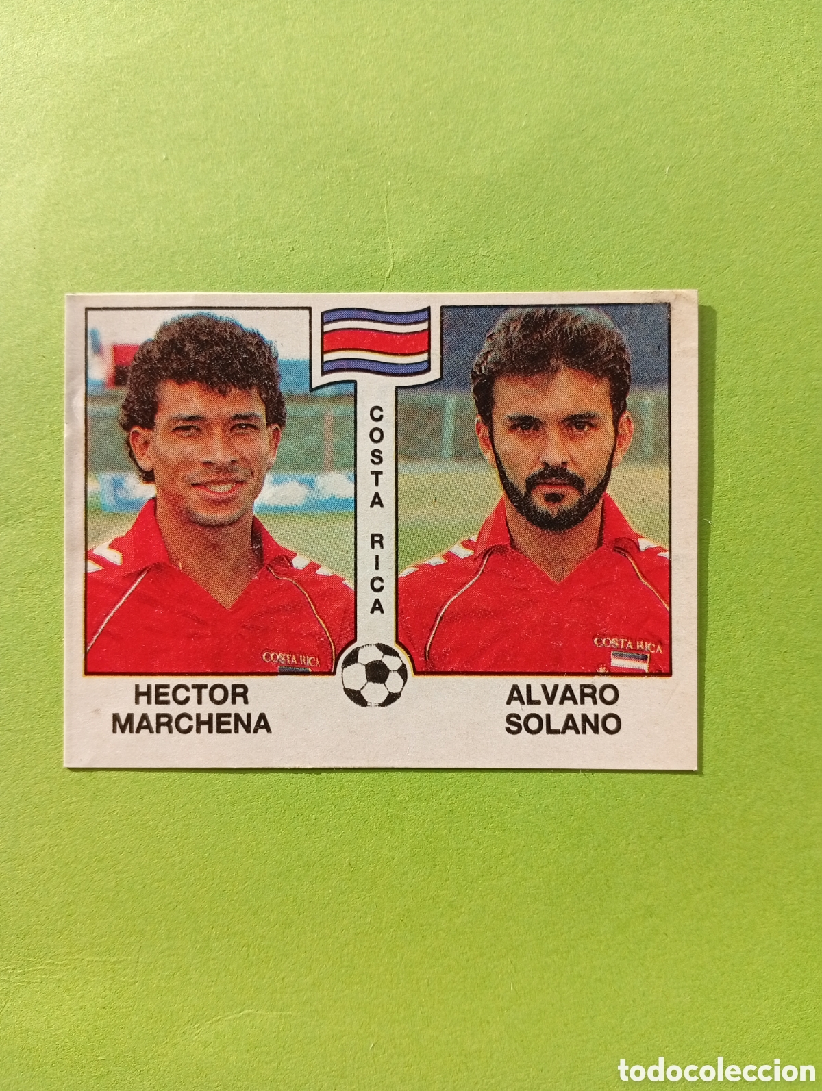 Cromos de f&uacute;tbol: 1990 ITALIA 90 - N&ordm; 187 MARCHENA / SOLANO - COSTA RICA - ED. CARVAJAL / PANINI