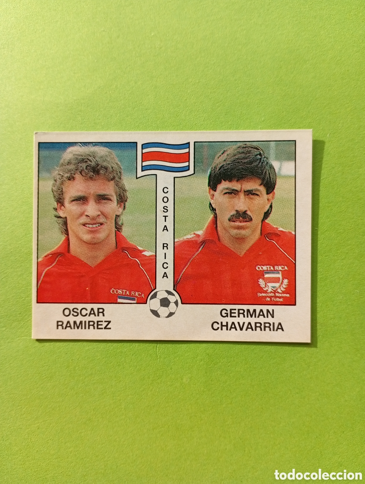 Cromos de f&uacute;tbol: 1990 ITALIA 90 - N&ordm; 188 RAMIREZ / CHAVARRIA - COSTA RICA - ED. CARVAJAL / PANINI