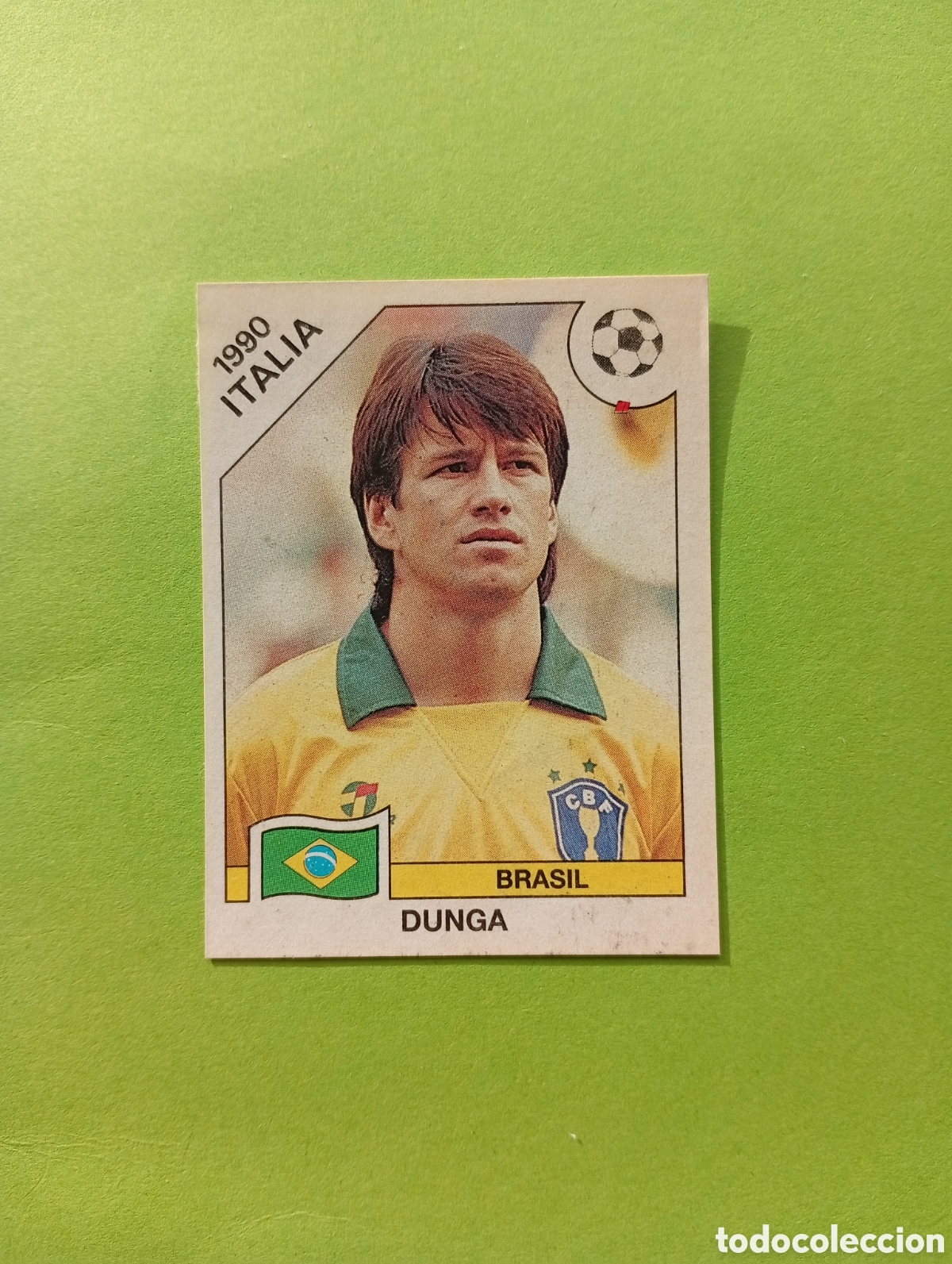 Figurine di Calcio: 1990 ITALIA 90 - N&ordm; 203 DUNGA - BRASIL - ED. CARVAJAL / PANINI