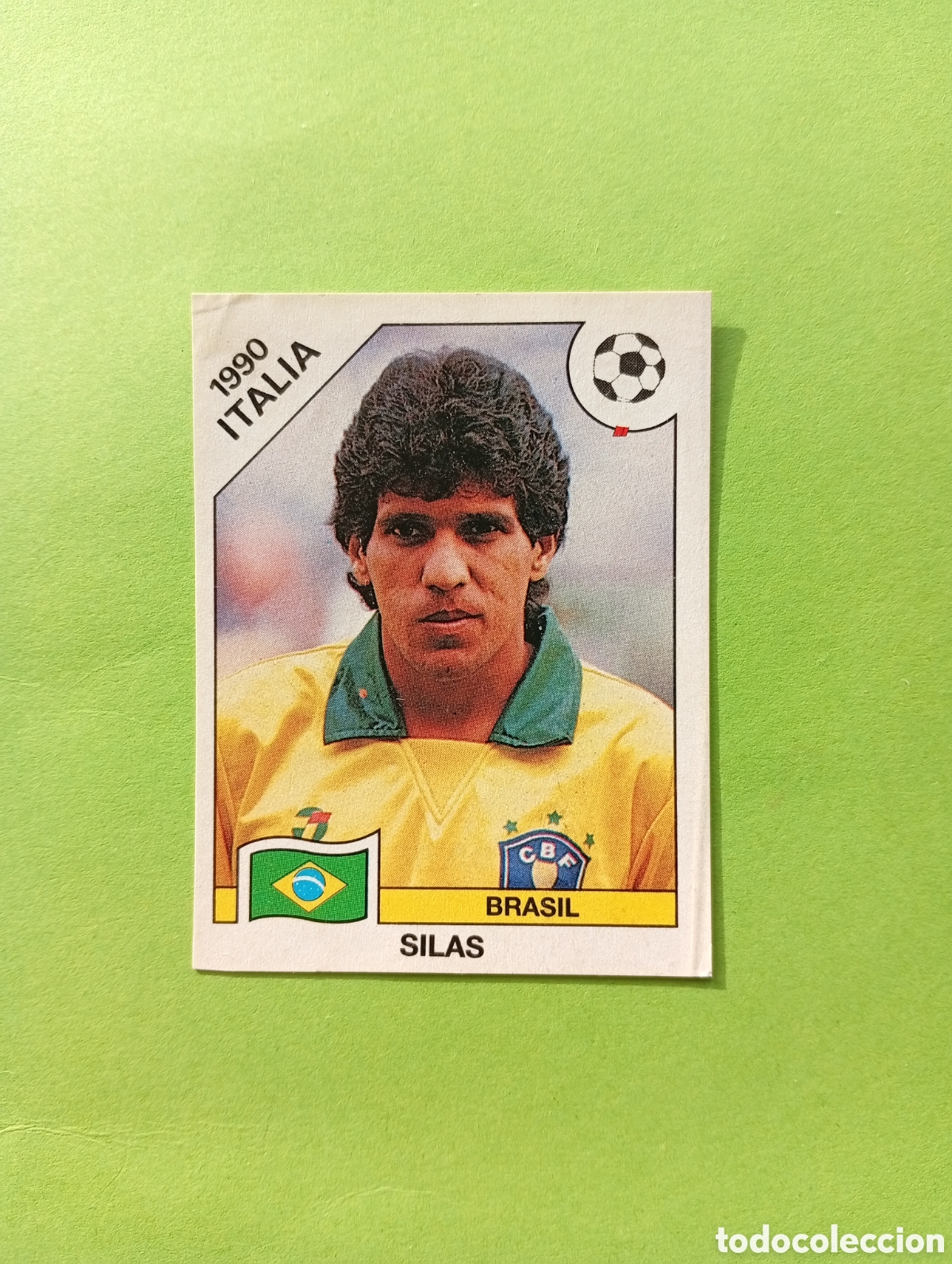 Figurine di Calcio: 1990 ITALIA 90 - N&ordm; 204 SILAS - BRASIL - ED. CARVAJAL / PANINI