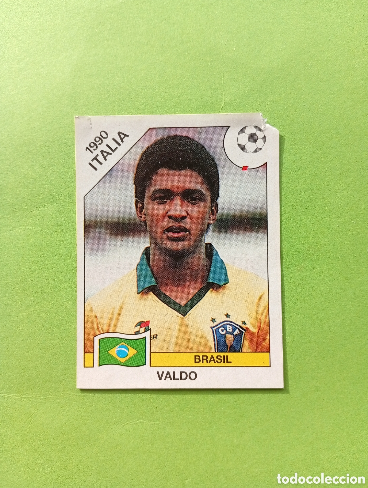 Figurine di Calcio: 1990 ITALIA 90 - N&ordm; 205 VALDO - BRASIL - ED. CARVAJAL / PANINI