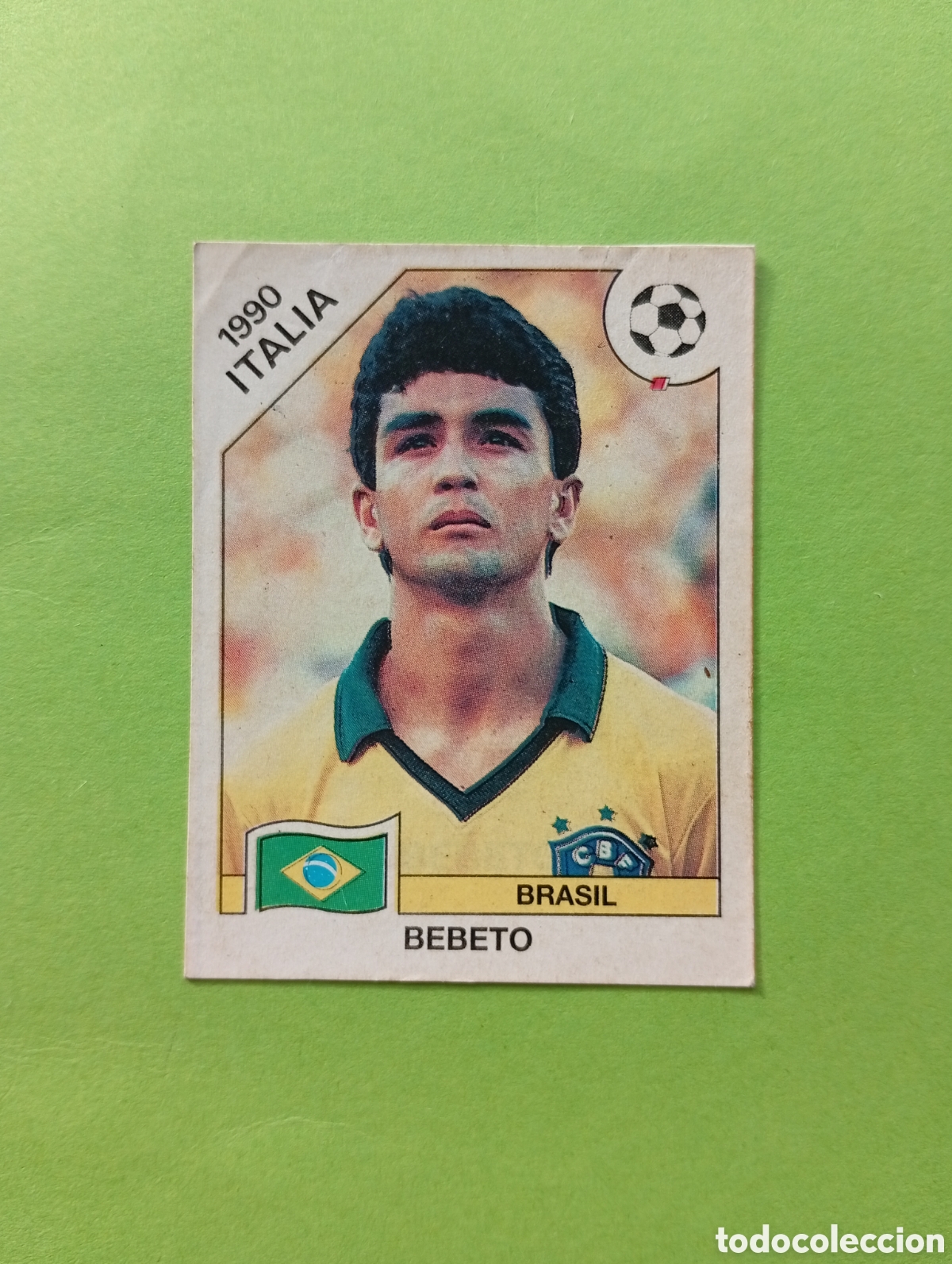 Figurine di Calcio: 1990 ITALIA 90 - N&ordm; 206 BEBETO - BRASIL - ED. CARVAJAL / PANINI