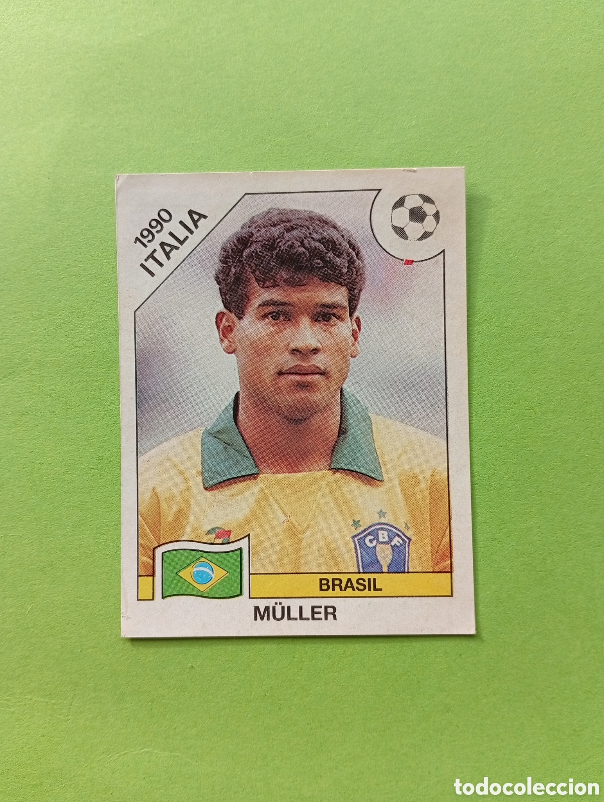Football Stickers: 1990 ITALIA 90 - N&ordm; 209 MULLER - BRASIL - ED. CARVAJAL / PANINI