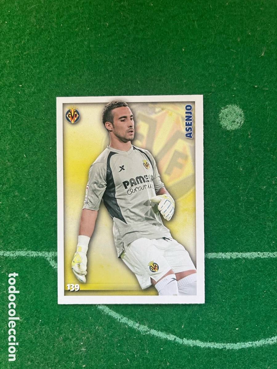 Cromos de f&uacute;tbol: 139 ASENJO VILLARREAL LAS FICHAS DE LA LIGA 2014 2015 MUNDICROMO