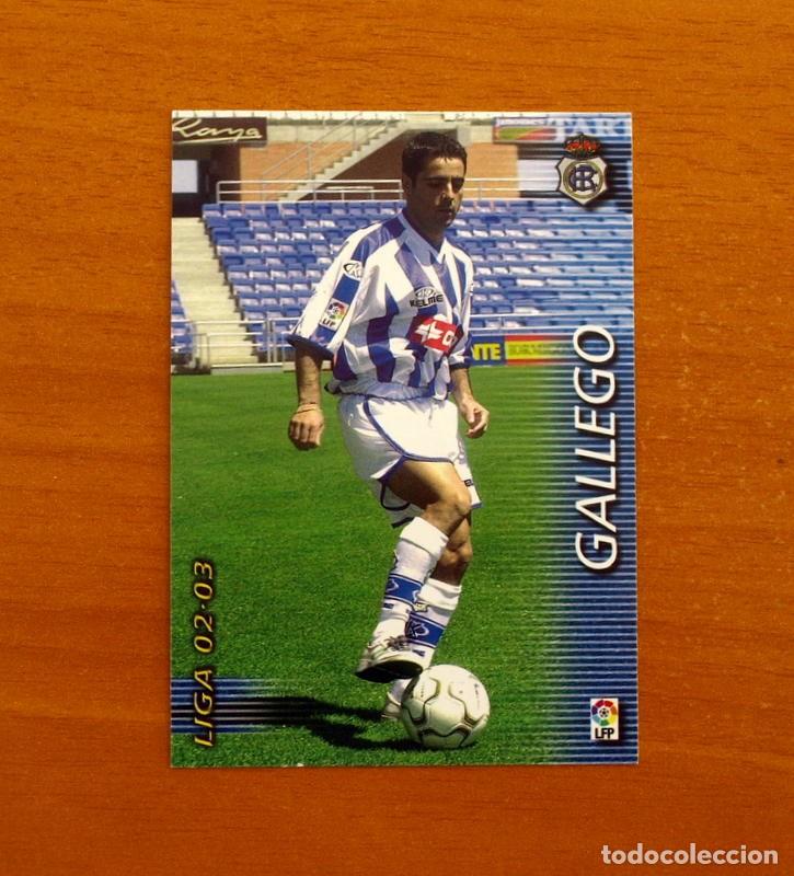 Cromos de f&uacute;tbol: Recreativo de Huelva -N&ordm; 268 Gallego -Mega Fichas Liga 2002-2003-02-03-Megafichas Panini Sports