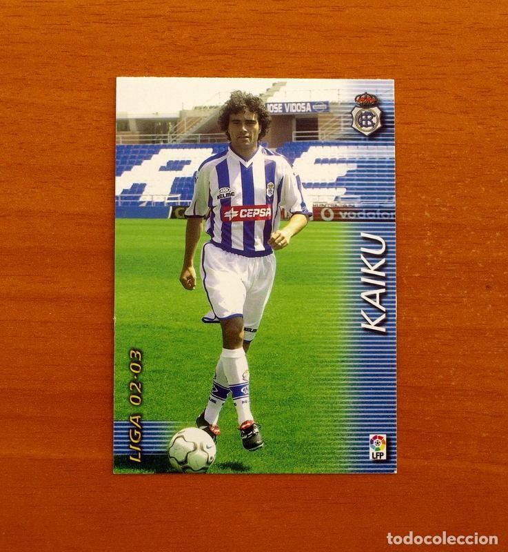 Cromos de f&uacute;tbol: Recreativo de Huelva -N&ordm; 269 Kaiku -Mega Fichas Liga 2002-2003-02-03-Megafichas Panini Sports