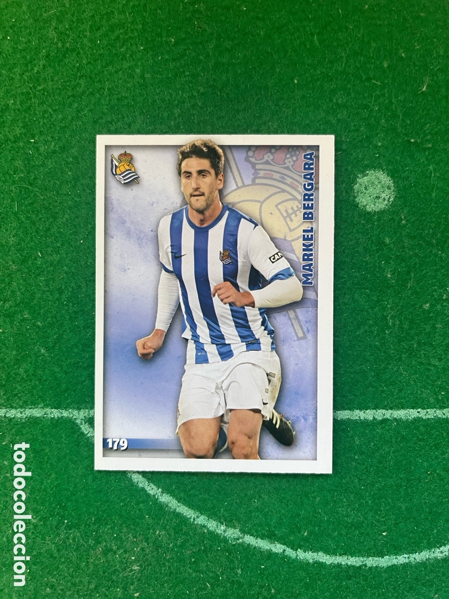 Cromos de f&uacute;tbol: 179 MARKEL BERGARA REAL SOCIEDAD LAS FICHAS DE LA LIGA 2014 2015 MUNDICROMO