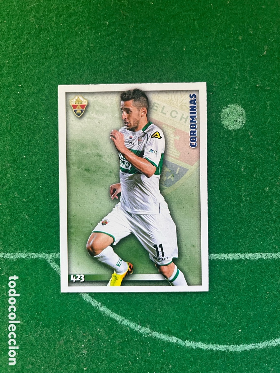 Cromos de f&uacute;tbol: 423 COROMINAS ELCHE LAS FICHAS DE LA LIGA 2014 2015 MUNDICROMO