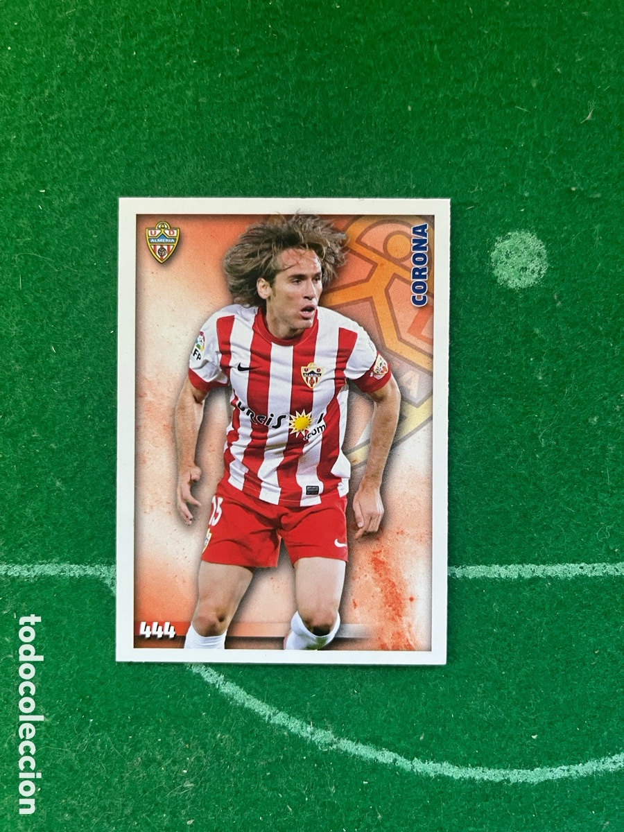 Cromos de f&uacute;tbol: 444 CORONA ALMER&Iacute;A LAS FICHAS DE LA LIGA 2014 2015 MUNDICROMO