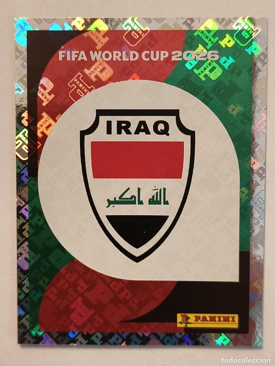 Cromos de f&uacute;tbol: #IRQ1 ESCUDO (IRAK) MUNDIAL 2026 PANINI