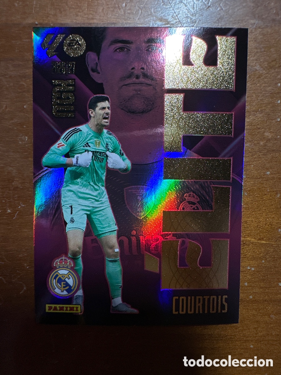 Cromos de f&uacute;tbol: 4 COURTOIS ELITE REAL MADRID MEGACRACKS 2026 2027 (MGK 26 27)
