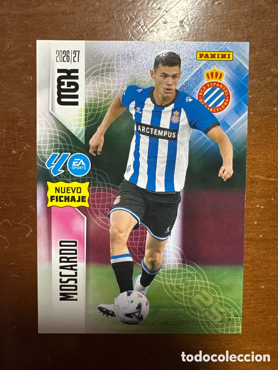 Cromos de f&uacute;tbol: 482 MOSCARDO ESPANYOL NUEVO FICHAJE MEGACRACKS 2026 2027 (MGK 26 27)