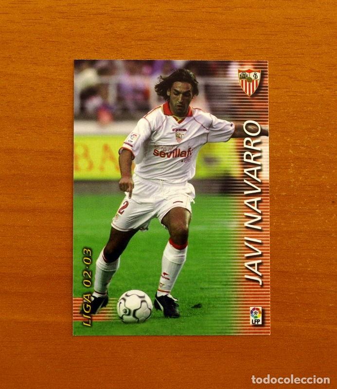 Cromos de f&uacute;tbol: Sevilla -N&ordm; 275 Javi Navarro -Mega Fichas Liga 2002-2003-02-03-Megafichas Panini Sports