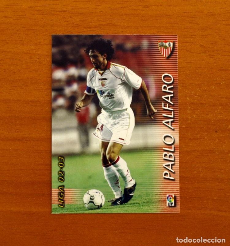 Cromos de f&uacute;tbol: Sevilla -N&ordm; 276 Pablo Alfaro -Mega Fichas Liga 2002-2003-02-03-Megafichas Panini Sports
