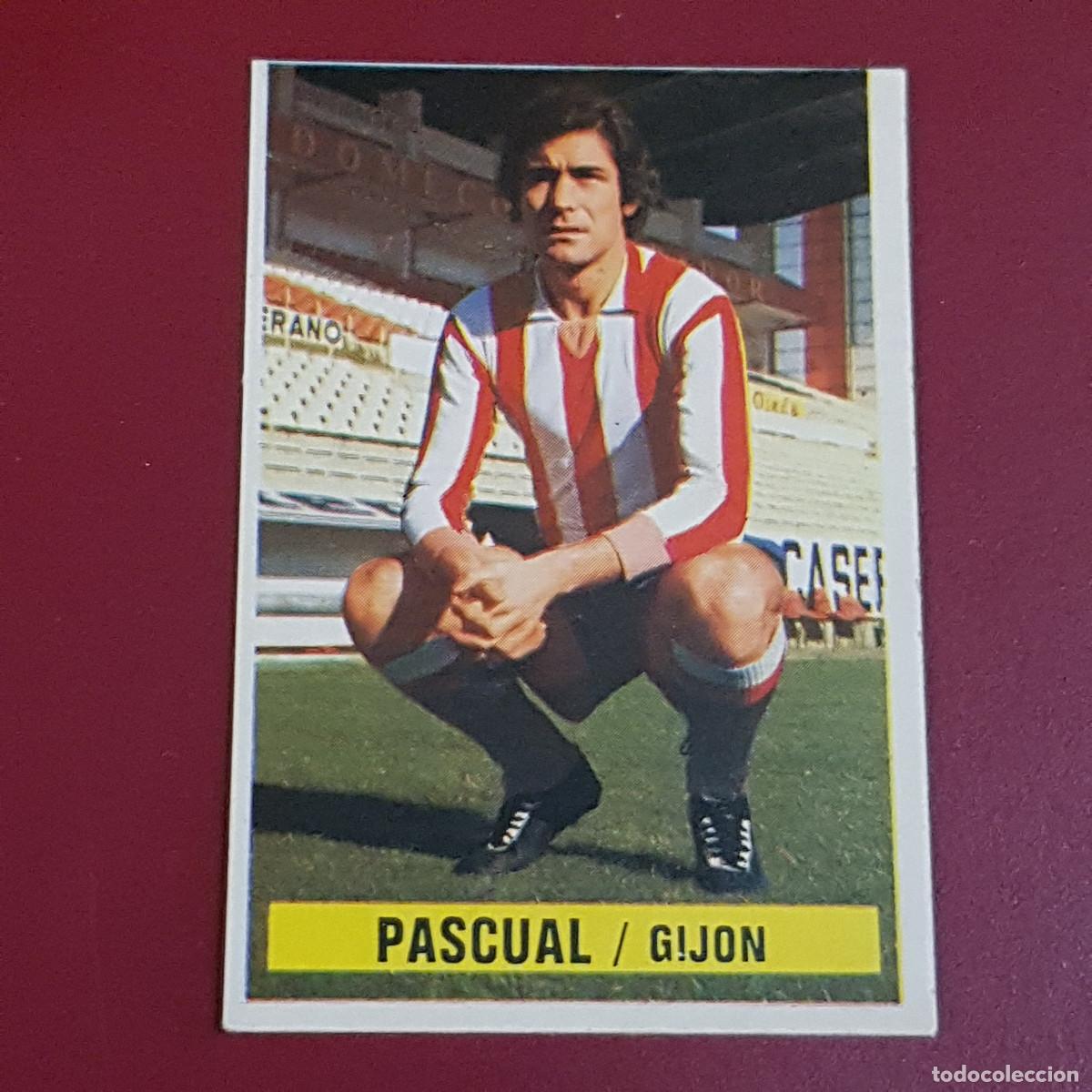 Cromos de f&uacute;tbol: ESTE - CAMPEONATOS DE LIGA 1974 1975 - 74 75 - GIJON - PASCUAL - NUNCA PEGADO