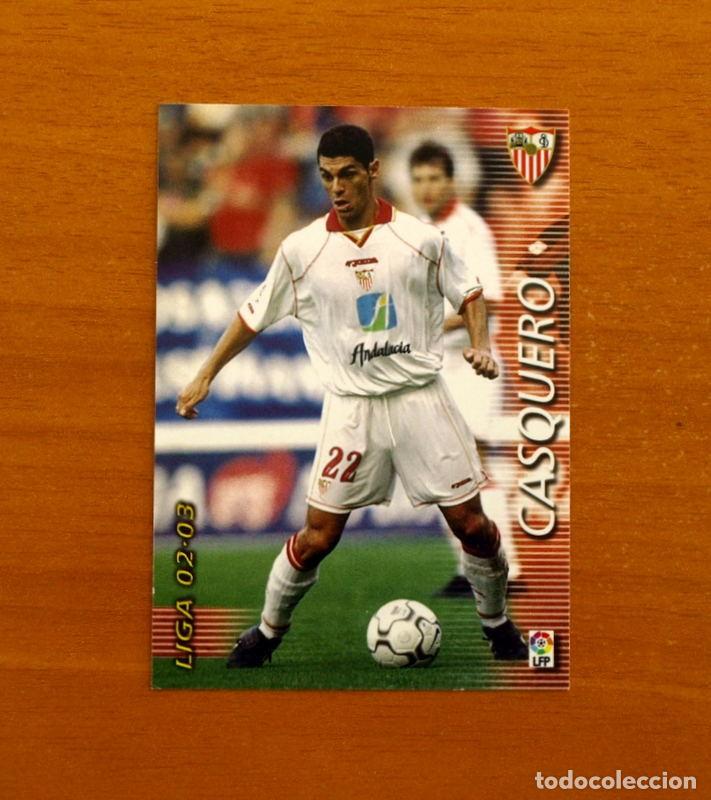 Cromos de f&uacute;tbol: Sevilla -N&ordm; 280 Casquero -Mega Fichas Liga 2002-2003-02-03-Megafichas Panini Sports