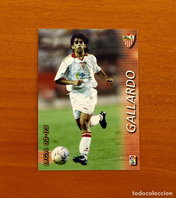 Cromos de f&uacute;tbol: Sevilla -N&ordm; 281 Gallardo -Mega Fichas Liga 2002-2003-02-03-Megafichas Panini Sports