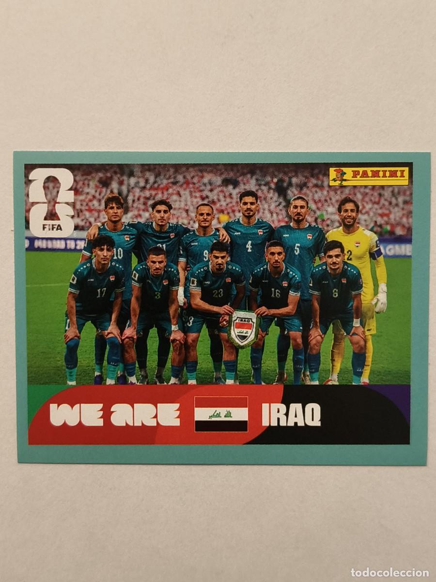 Cromos de f&uacute;tbol: #IRQ13 ALINEACION (IRAK) MUNDIAL 2026 PANINI