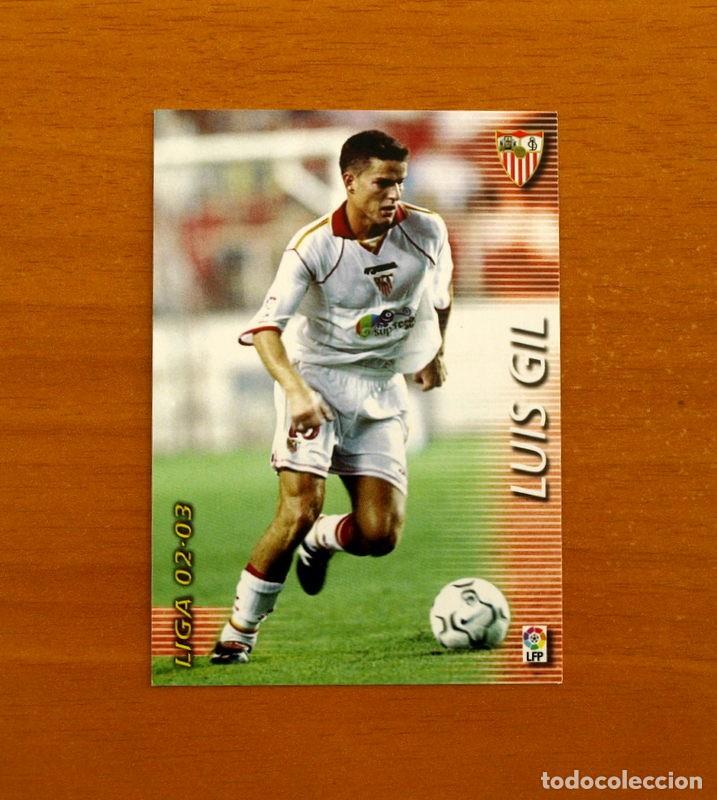 Cromos de f&uacute;tbol: Sevilla -N&ordm; 282 Luis Gil -Mega Fichas Liga 2002-2003-02-03-Megafichas Panini Sports