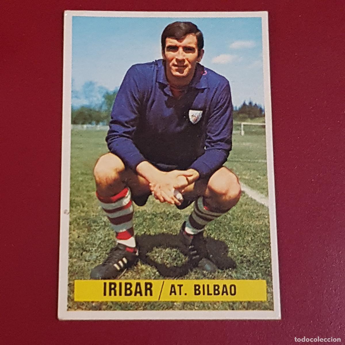 Cromos de f&uacute;tbol: ESTE - CAMPEONATOS DE LIGA 1974 1975 - 74 75 - A BILBAO - IRIBAR - NUNCA PEGADO