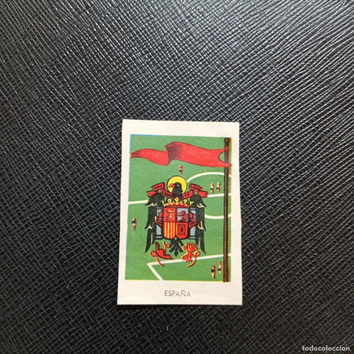 Cromos de f&uacute;tbol: 2 ESCUDO ESPA&Ntilde;A RUIZ ROMERO CAMPEONATOS 1959 1960 CROMO FUTBOL 59 60 - DESPEGADO - A109 PG1