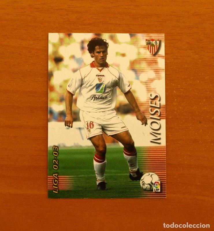 Cromos de f&uacute;tbol: Sevilla -N&ordm; 287 Moises -Mega Fichas Liga 2002-2003-02-03-Megafichas Panini Sports